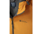 Mountain Warehouse Exodus Mens Softshell Jacket Lightweight Hooded Coat - Yellow