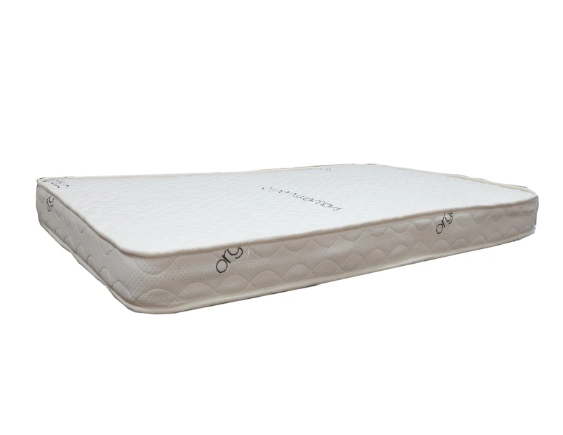 Organic Mattress 69x130x11cm For Baby Cot Bed