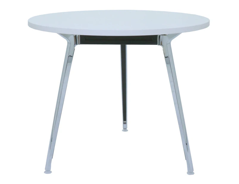 Rapidline Rapid Air Round Meeting Table 1200Mm Dia X H750Mm Natural White