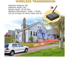 Hosmart 1/4 Mile Long Range Rechargeable Wireless Weatherproof Driveway Alarm Alert System (1 Receiver + 1 Sensor)