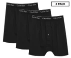 Calvin Klein Men's Cotton Classic Knit Boxers 3-Pack - Black