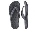 Crocs Unisex Crocband Cardio Wave Flip Thongs - Graphite Black