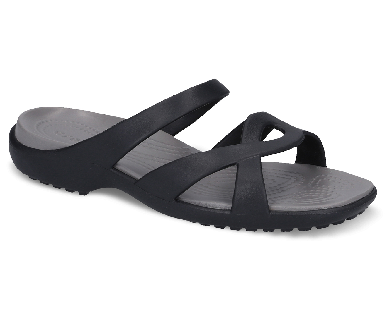 Crocs Women's Meleen Twist Sandals - Black Smoke | Catch.com.au