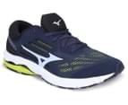 Mizuno Men's Wave Stream 2 Running Shoes - Outer Space/Arctic Ice/Lime Punch 2
