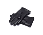 UGG Sheepskin Leather Gloves Black Men's Cole