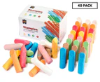 Educational Colours 40-Piece Stumpies Chalk Set - Multi