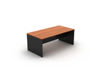 Om Desk W1200 X D750 X H720Mm Cherry/ Charcoal