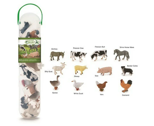 Collecta - Farm Animals Tube (12 pieces)