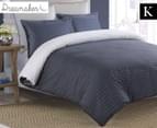 Dreamaker Printed Cotton King Bed Quilt Cover Set - Walker 1