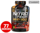 MuscleTech Nitro-Tech 100% Whey Gold Protein Powder Strawberry 5.5lb