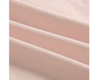 Accessorize Waffle Blush Cotton Quilt Cover Set King