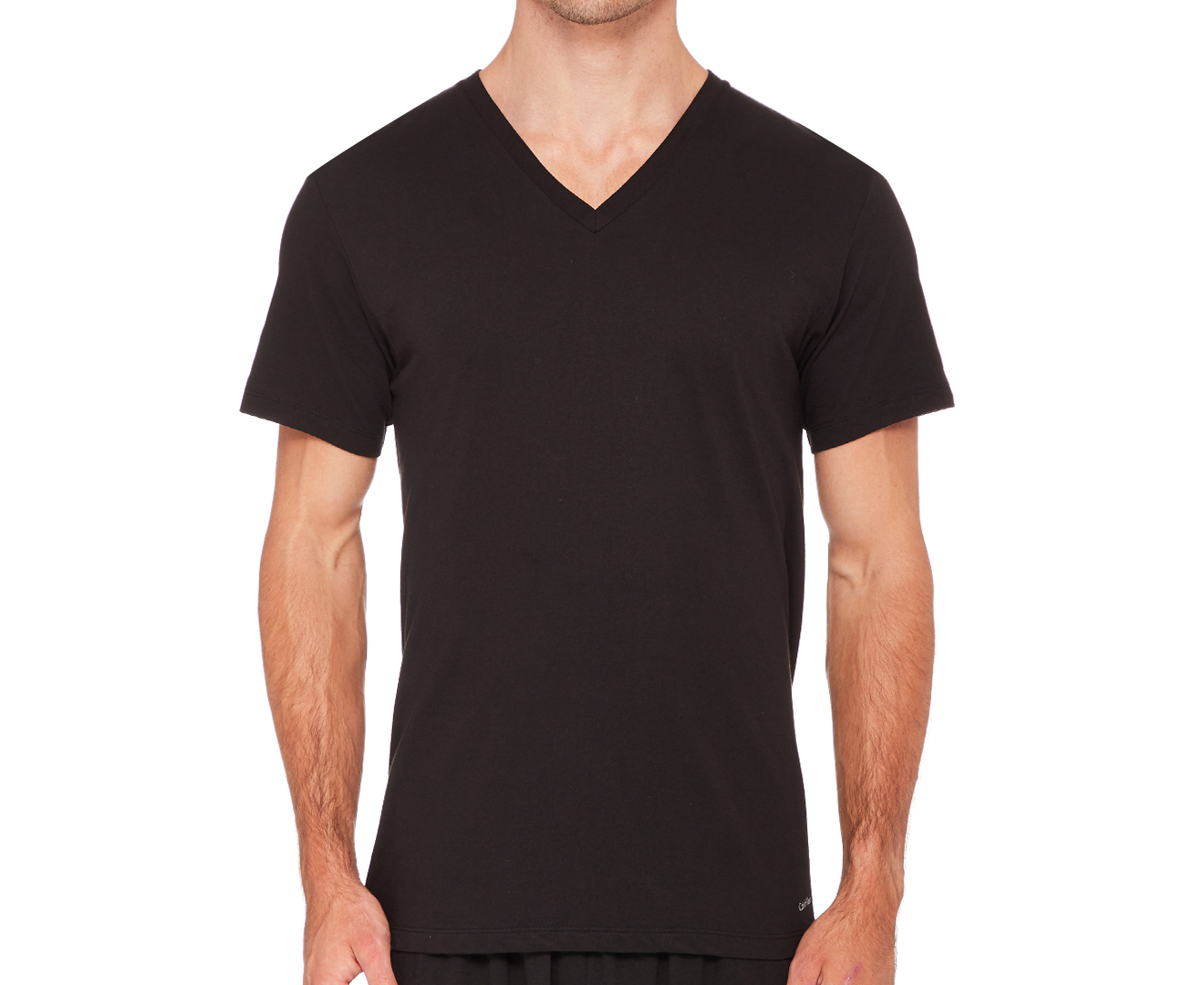 Calvin Klein Men's Cotton Classics V-Neck Tee / T-Shirt / Tshirt 3-Pack ...