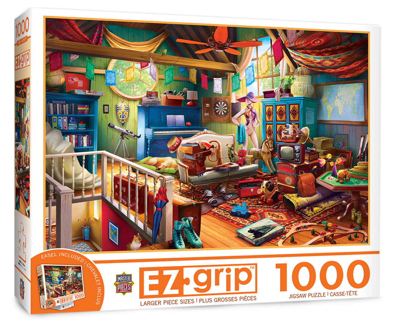 MasterPieces EZ-Grip Attic Treasures 1000-Piece Puzzle