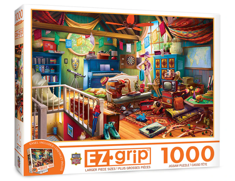 MasterPieces EZ-Grip Attic Treasures 1000-Piece Puzzle