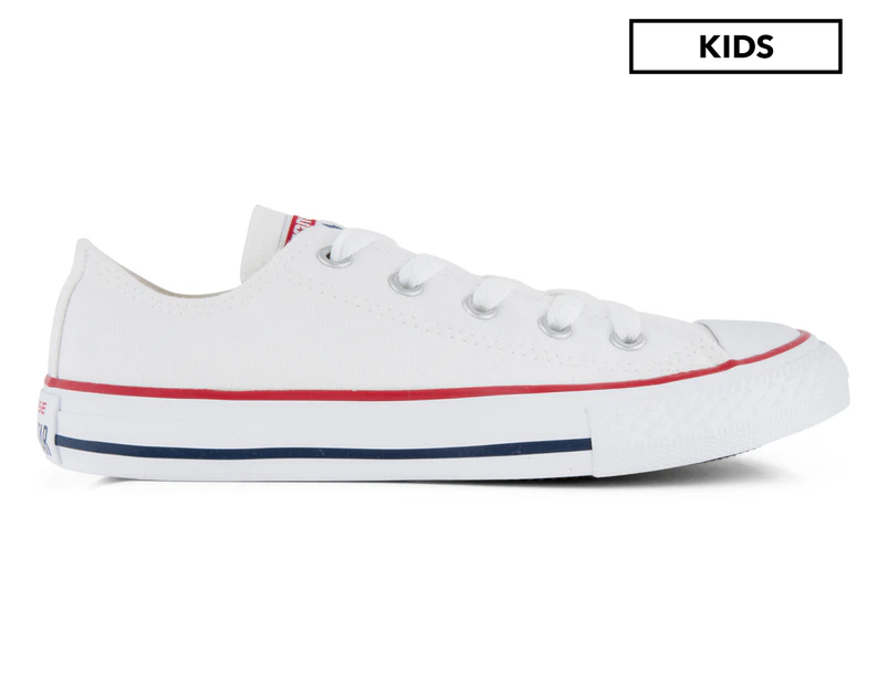 Converse Kids' Chuck Taylor All Star Low Top Sneakers - Optical White