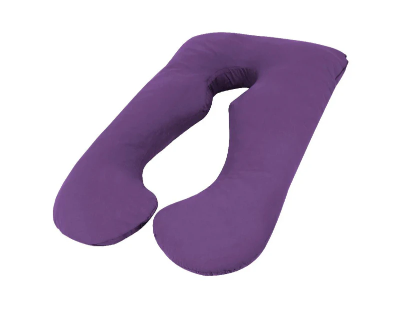 Purple Color Woolcomfort Aus Made Maternity Pregnancy Nursing Sleeping Body Pillow