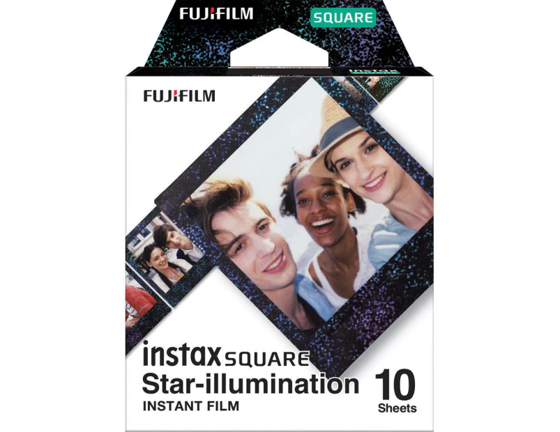 Fujifilm INSTAX SQUARE Star Illumination Film 10 Pack Suitable for INSTAX SQUARE