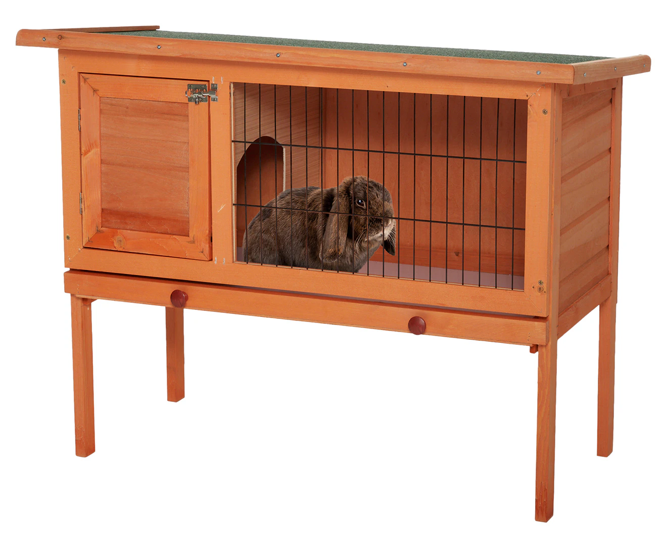 Little Buddies Standing Wooden Indoor/Outdoor Animal/Rabbit Hutch 915x450mm