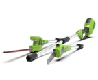 Greenworks 40V Cordless 2-in-1 Pole Saw & Hedge Trimmer Kit