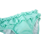 Seafolly Baby Girls' Swim Pant - Emerald Blue