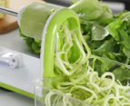 Gourmet Kitchen 29cm Spiral Vegetable Cutter - White/Green
