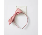 Target Kids Velvet Bow Headband - Pink