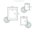 Cooper & Co. 7-Piece Instant Gallery Wall Frame Set - White