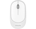 Philips SPK7314 (M314) Quiet and Slim Wireless Mouse (Multi-Colour) White