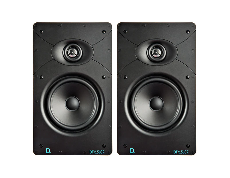 2x Definitive Technology Rectangle 6.5" Disappear In-Wall Ceiling Center Speaker