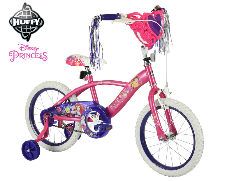 Huffy 16" Disney Princess Kids Bike - Hot Pink/Violet