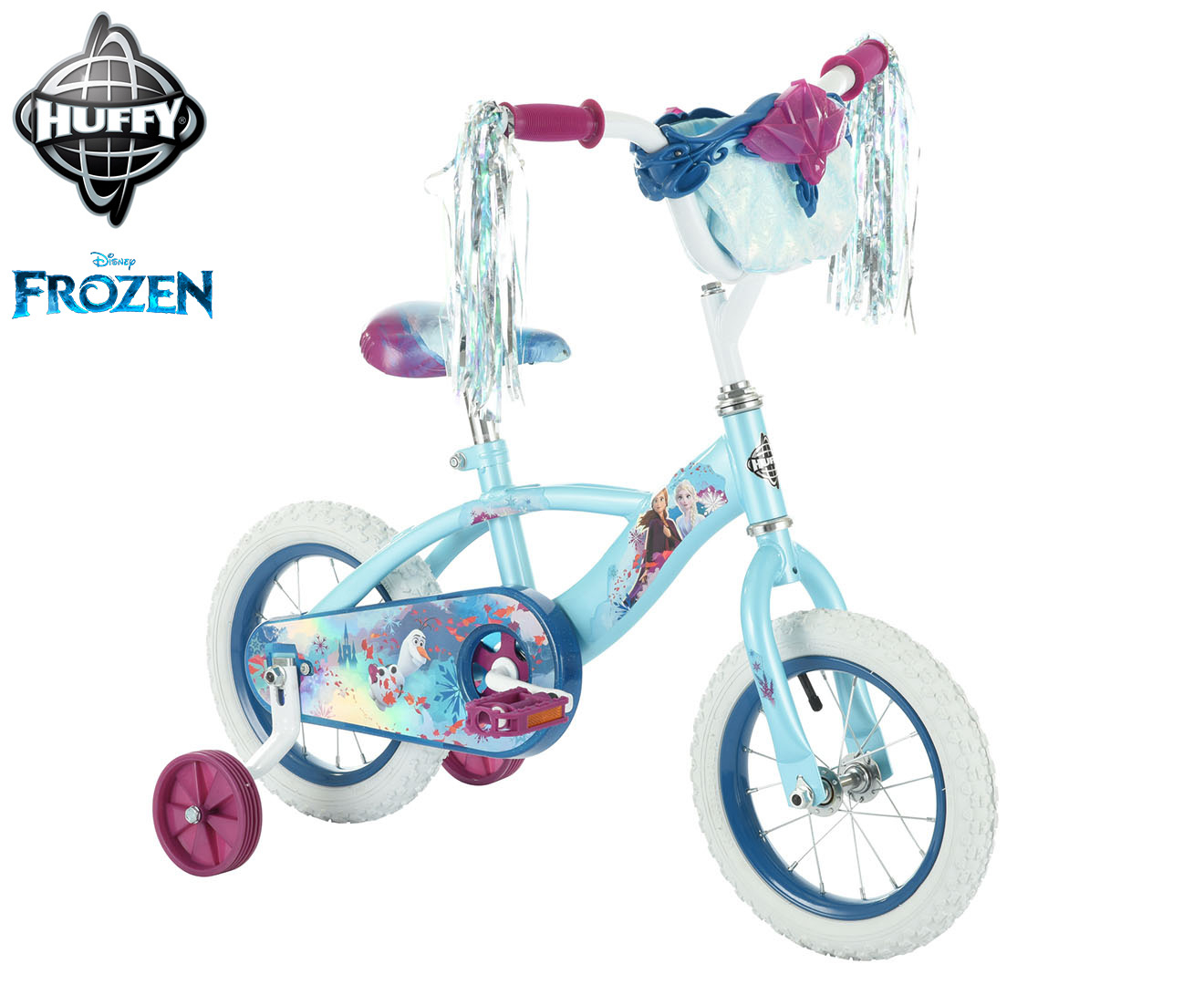 Huffy 12 Frozen Kids Bike Sky Blue Catch