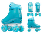 Crazy Skates GLITTER POP Size Adjustable Roller Skates - Teal