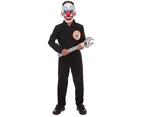 Bristol Novelty Childrens/Kids Frightfest Controller Costume (Black/White/Red/Blue) - BN3172