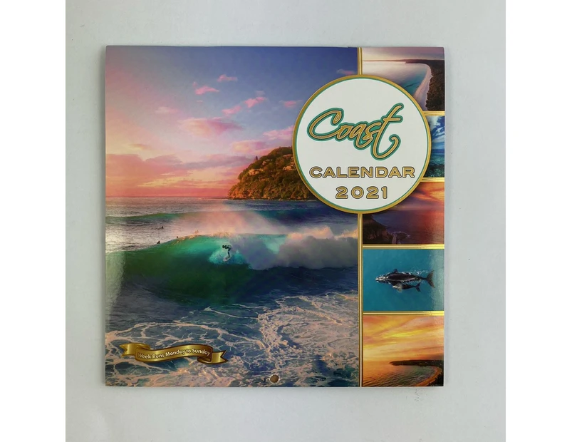 2021 Calendar Coast Square Wall by OzCorp CAL126