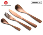 Carl Schmidt Sohn 24-Piece Bocholt Cutlery Set - Rose Gold