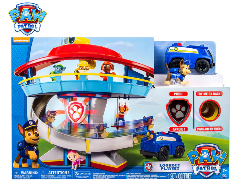Paw Patrol Lookout Playset Headquarters Toy Review Nickelodeon
