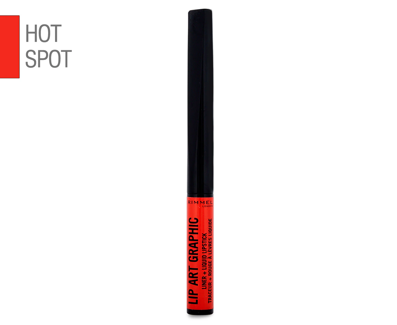 Rimmel Lip Art Graphic Liner & Liquid Lipstick 1.8mL - Hot Spot