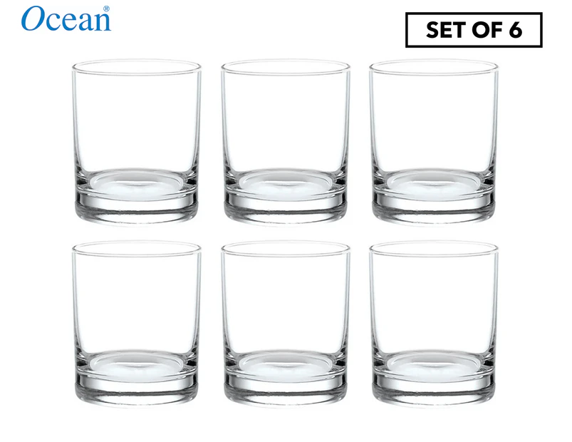 6pc Ocean Refreshing Moments San Marino Rock Tumbler Drinking/Water Glass Set