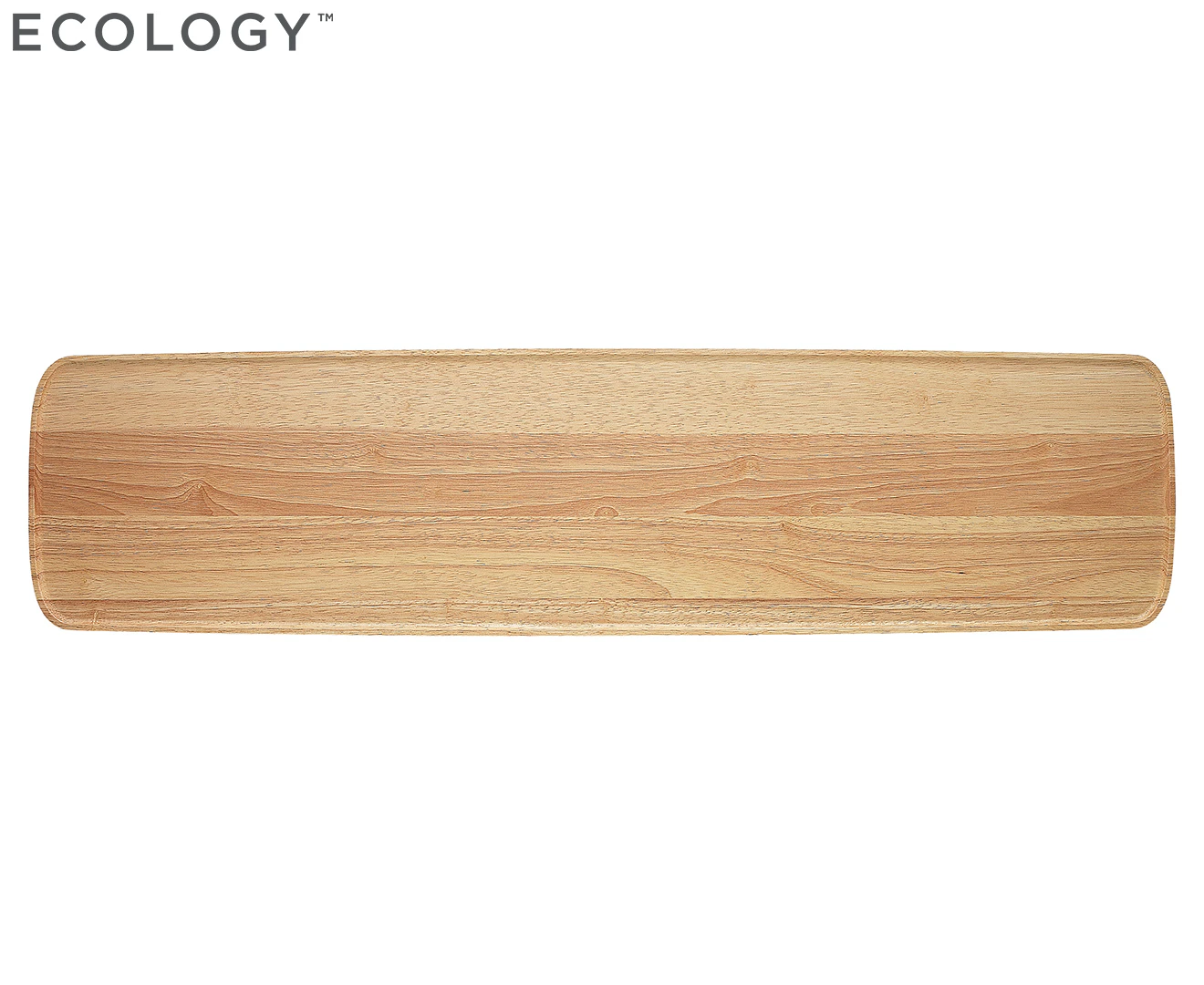 Ecology 100x25cm Alto Rubberwood Serving Paddle Board Kitchen Food Platter/Tray