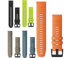 Garmin QuickFit 22 Watch Band - Ember Orange Silicone