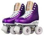Crazy Skates Size Adjustable GLAM Roller Skates - Purple Glitter