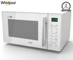 Whirlpool 25L Solo Microwave w/ Steam Function - White MWT25WH