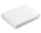 Dreamaker Cotton Terry Towelling Waterproof Cot Pillow Protector Twin Pack