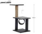 Paws & Claws 65cm Catsby Parkville Cat Tree - Dark Grey