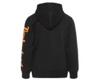 Timberland Boys' Logo Long Sleeve Zip Hoodie - Black