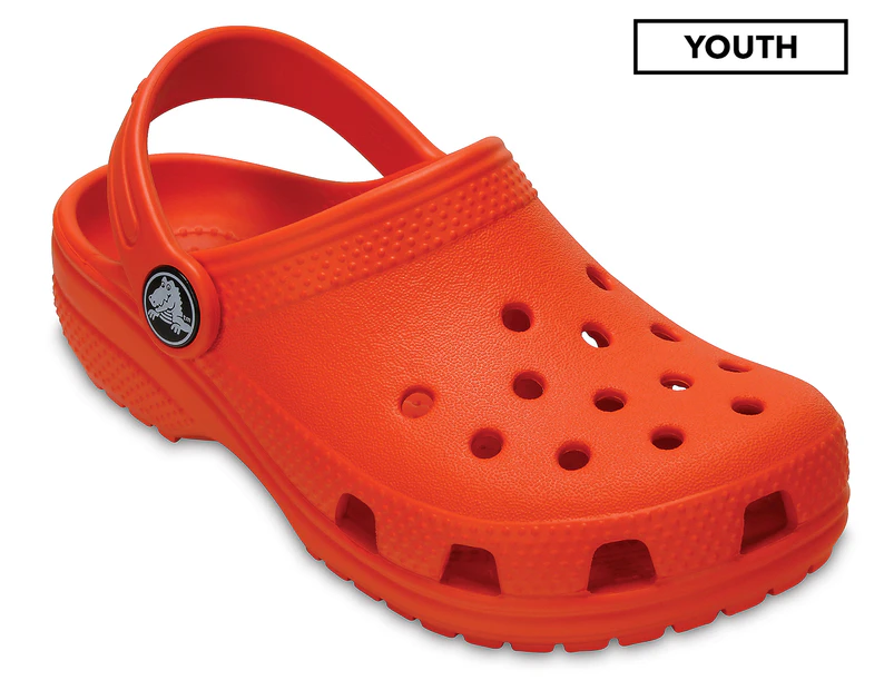 Crocs Youth Girls' Classic Clogs - Tangerine