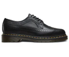 Dr Martens Unisex 3989 Smooth Leather Brogue Shoes - Black