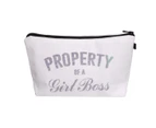 Girl Boss Cosmetic Bag for Travel