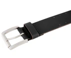 Tommy Hilfiger Men's Casual Leather Belt - Black