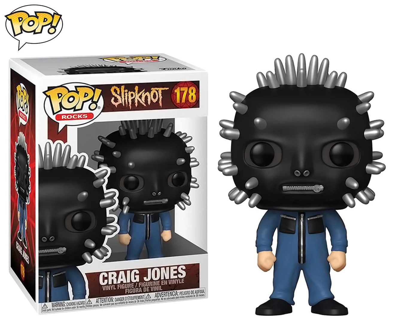 Funko POP! Rocks: Slipknot: Craig Jones #178 Vinyl Figure